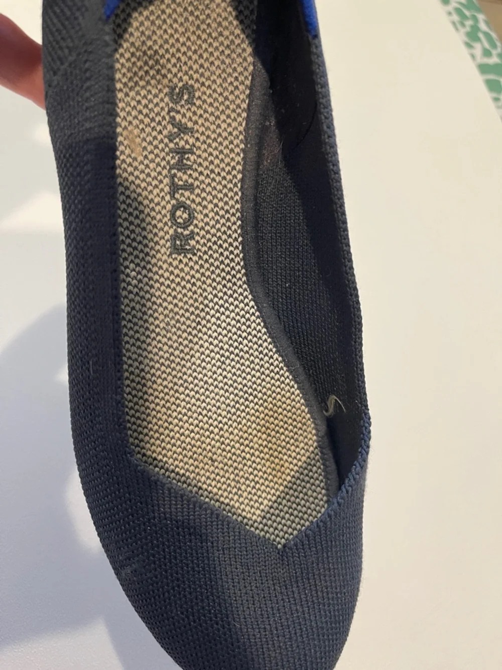 Rothy’s Women's The Flat Navy Knit Ballet Flats